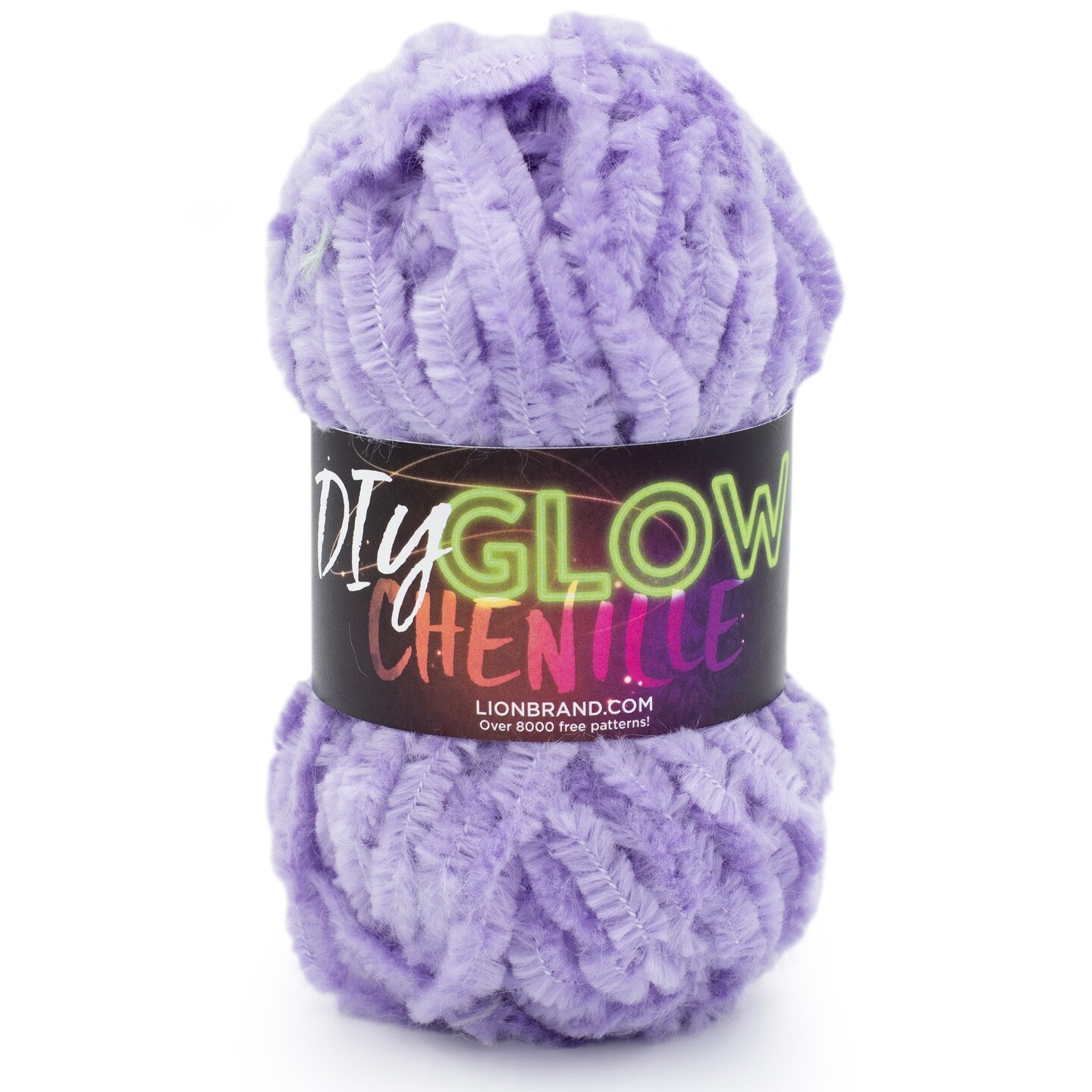 Lion Brand DIY Glow Chenille Yarn-Purple | Michaels