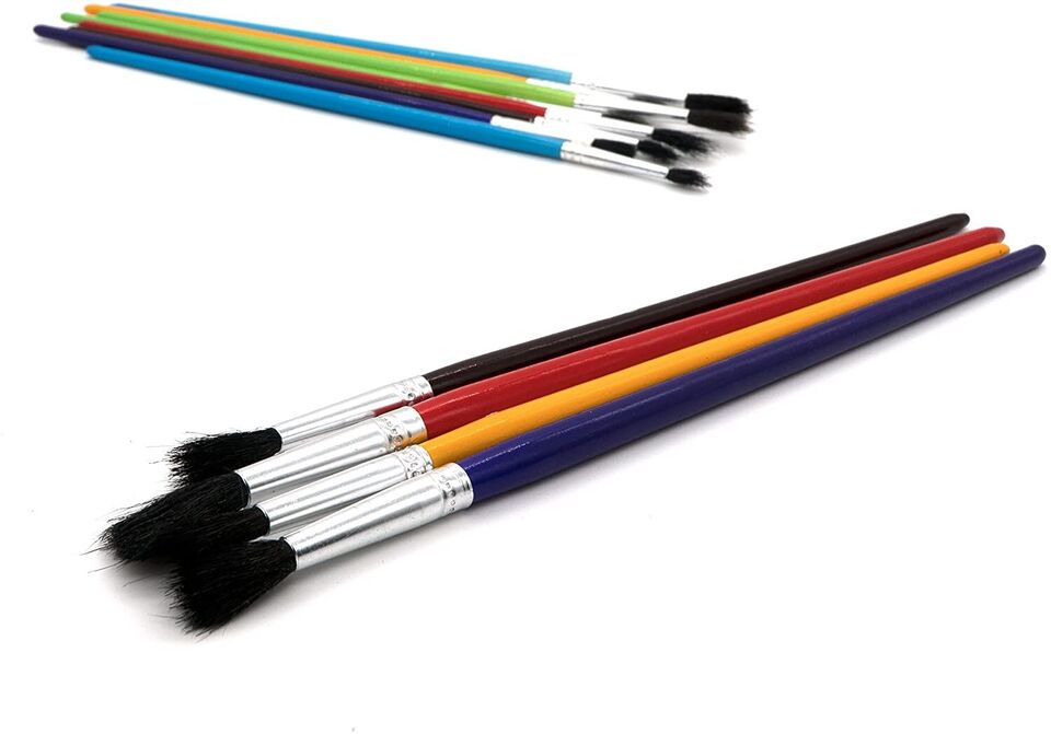 12-Piece Multi-Purpose Paint Brush Set for Artists