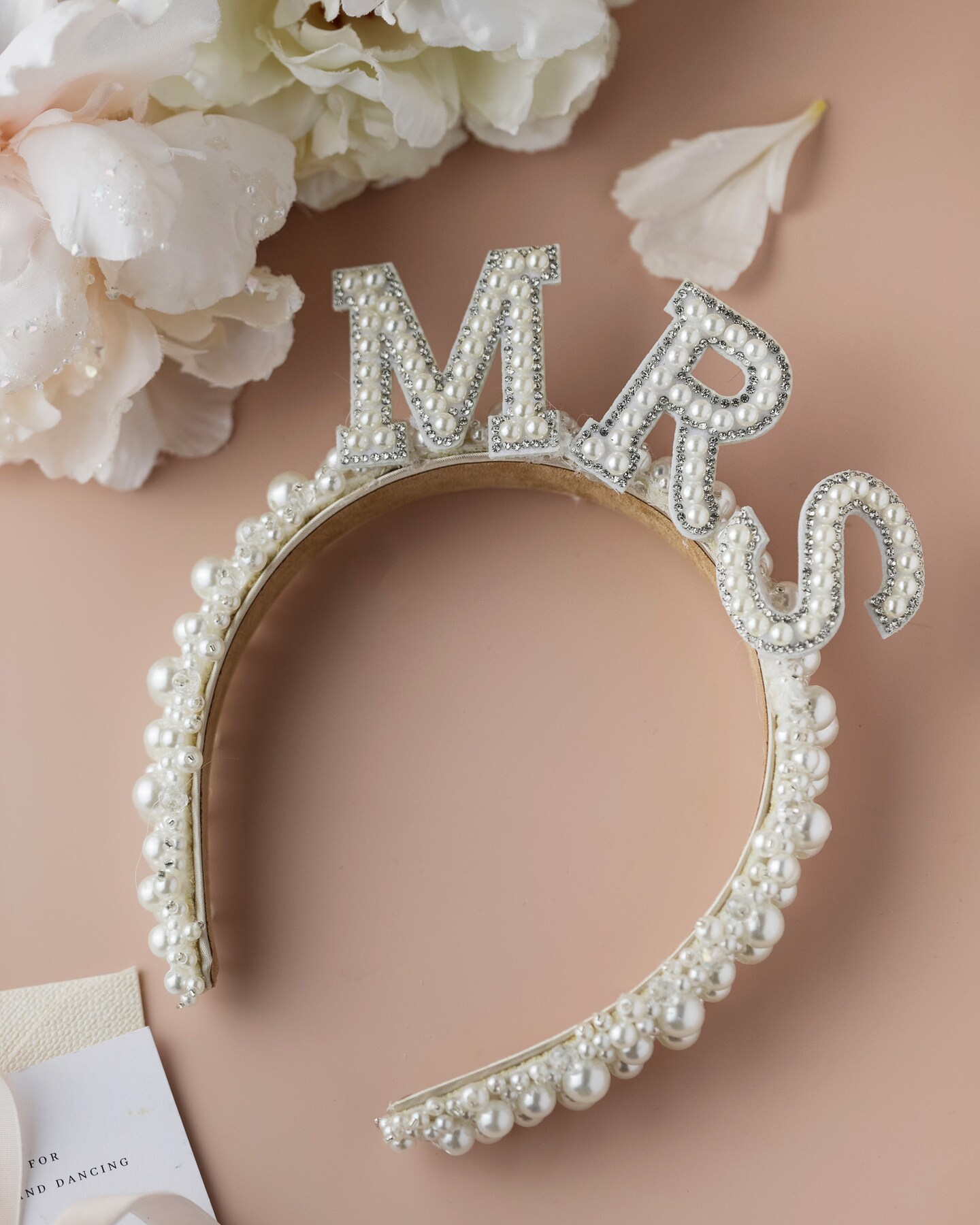 Bac pearl Bride Head Band Pearl bachelorette party hair accessories