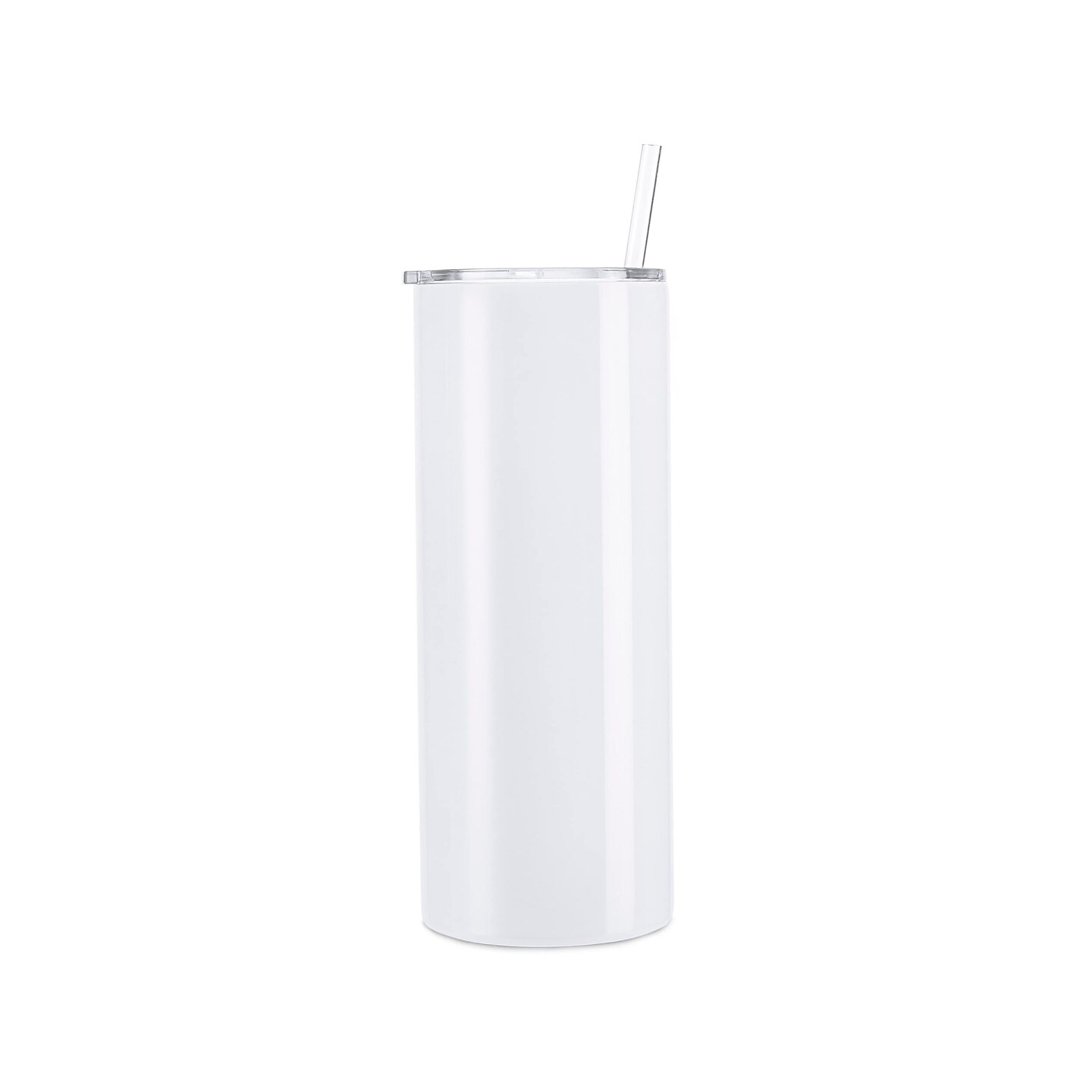 Makerflo 25 Pack 30 Oz Thick Sublimation Blank Tumbler with Splash Proof Lid and Straw, DIY Gifts