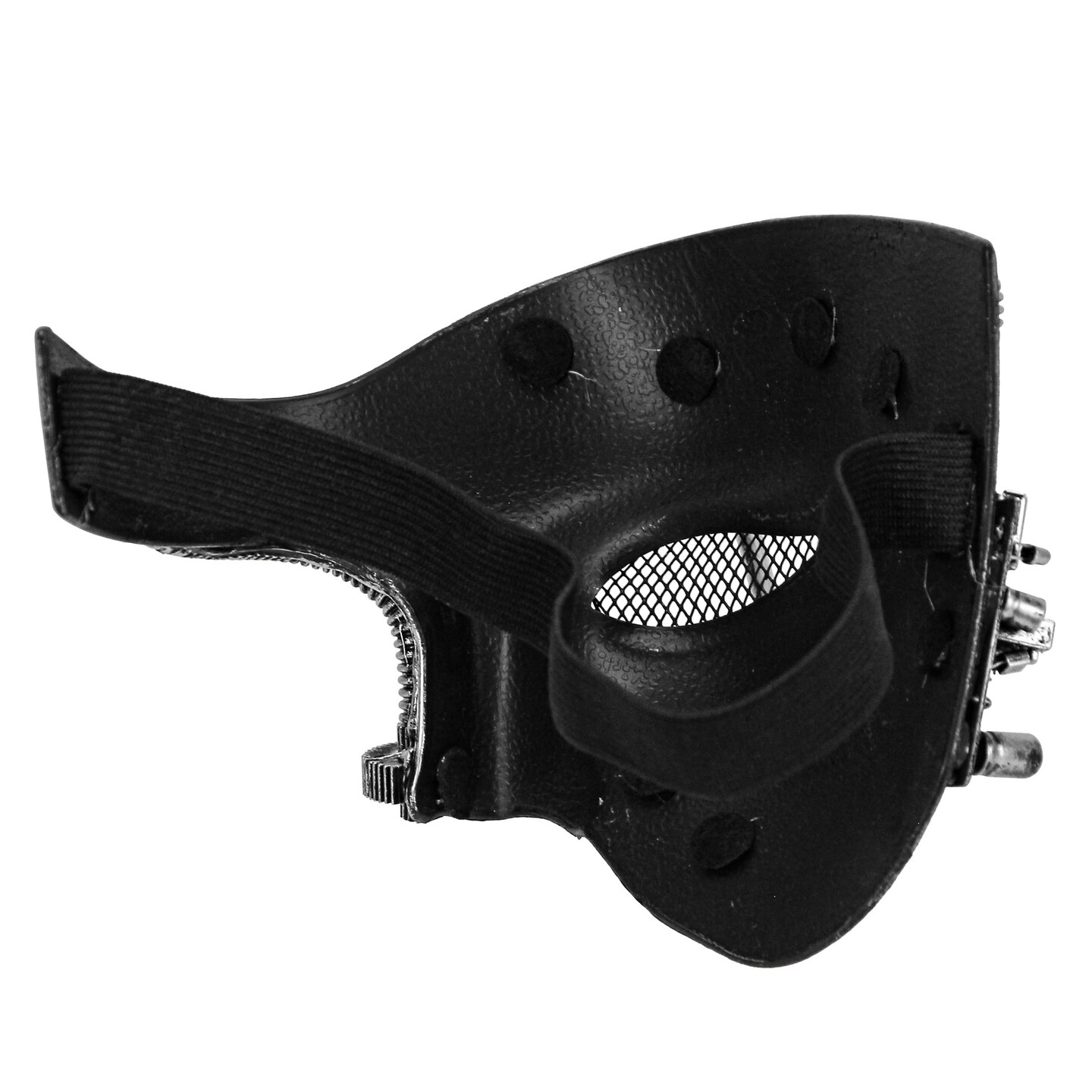Metallic Steampunk Phantom Half Face Masquerade Mask
