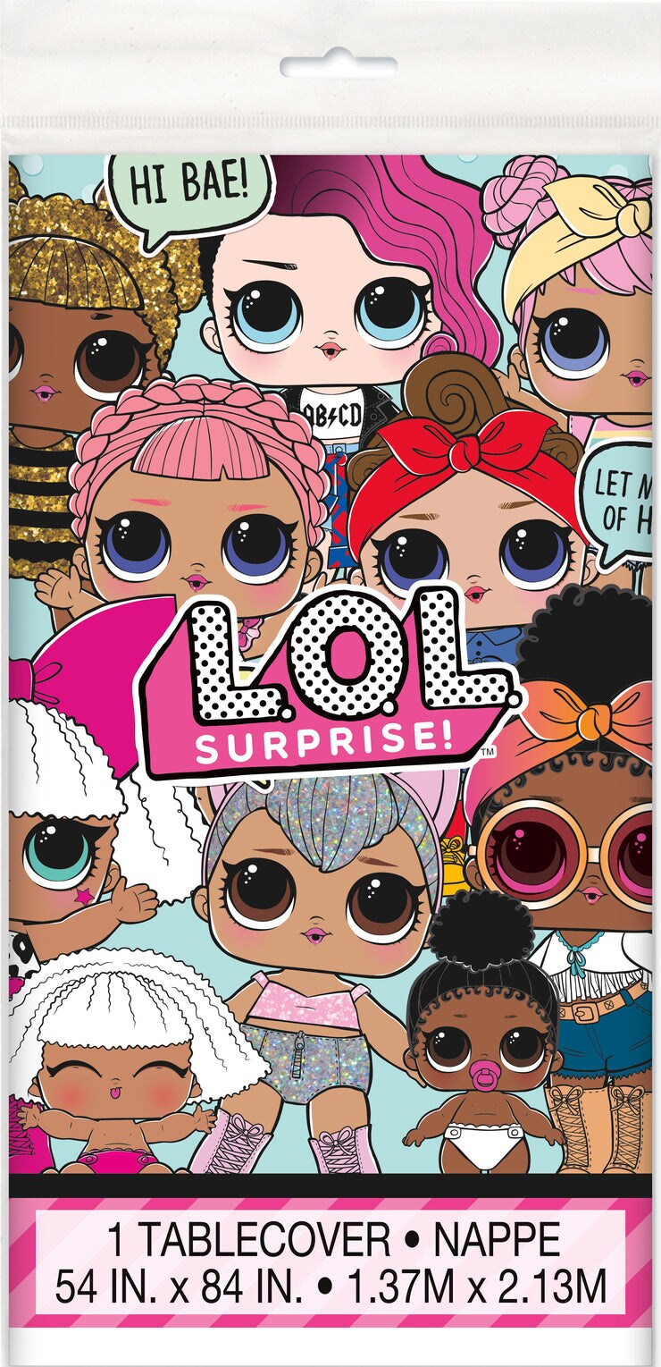 LOL Surprise Plastic Tablecover 54X84