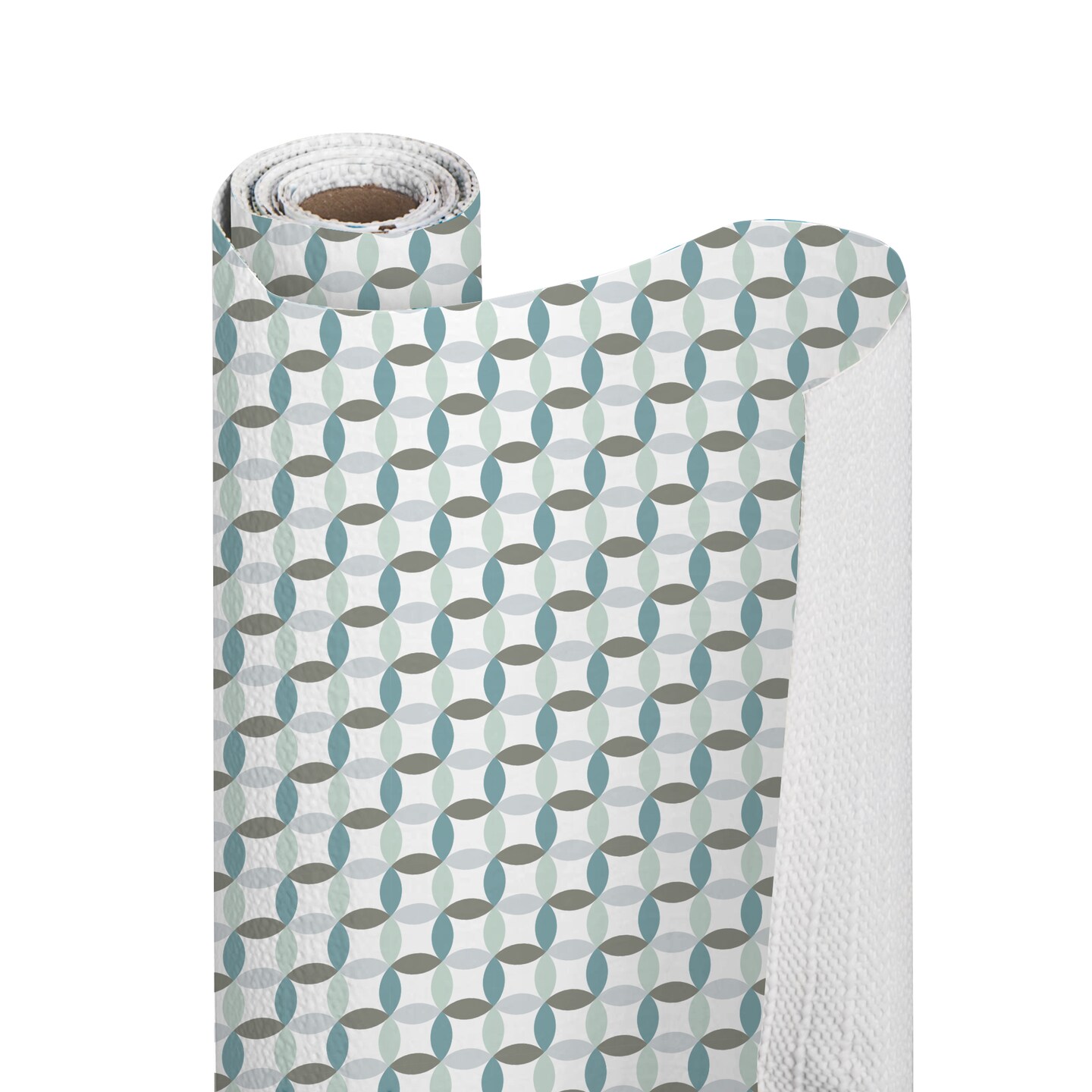 Smart Design Bonded Grip Shelf Liner - 12 inch x 10 feet - Ocean Origami