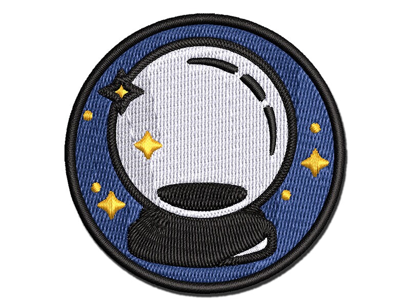 Fortune Teller Magical Crystal Ball MultiColor Embroidered IronOn or