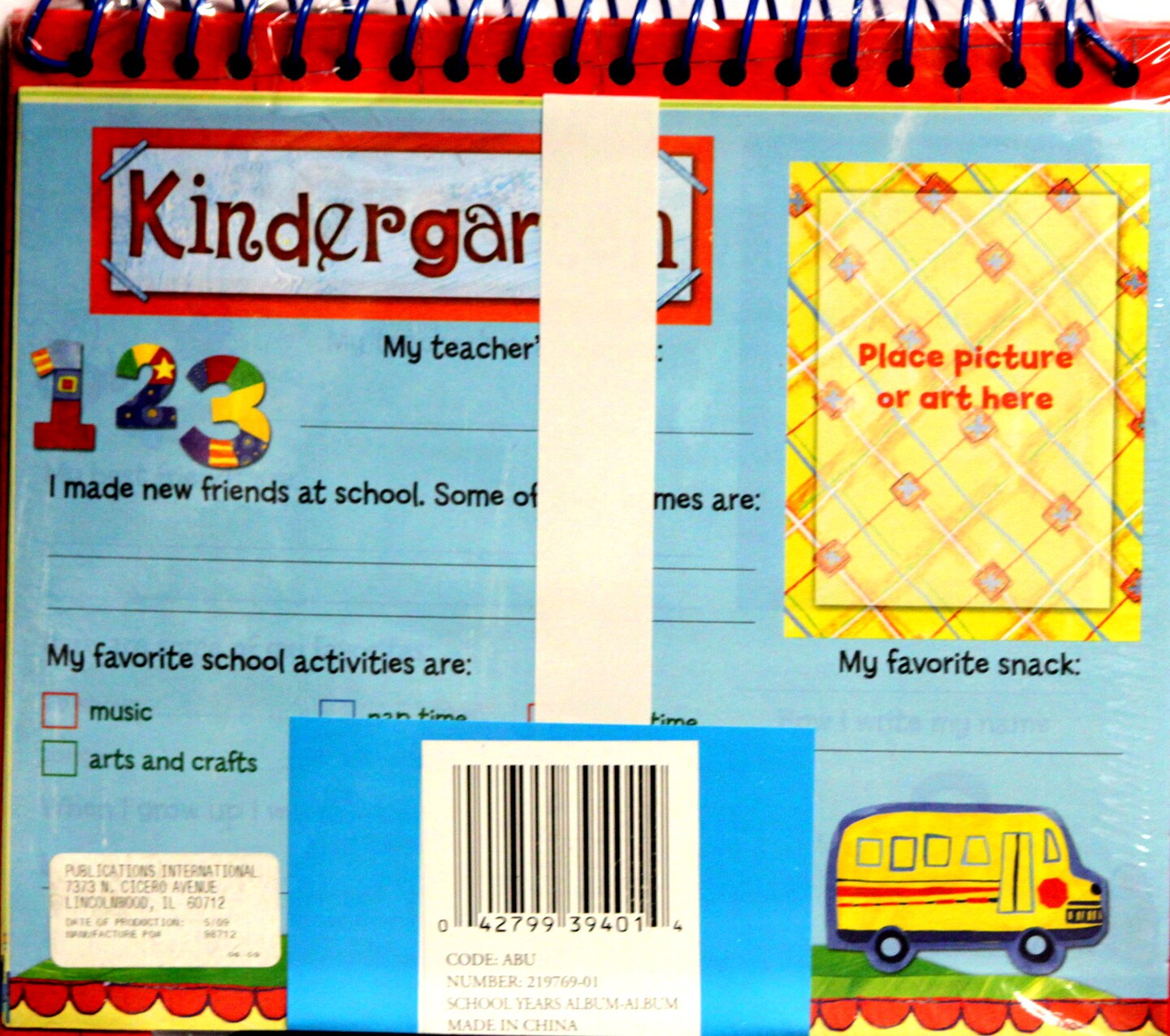 New Seasons School Years Album