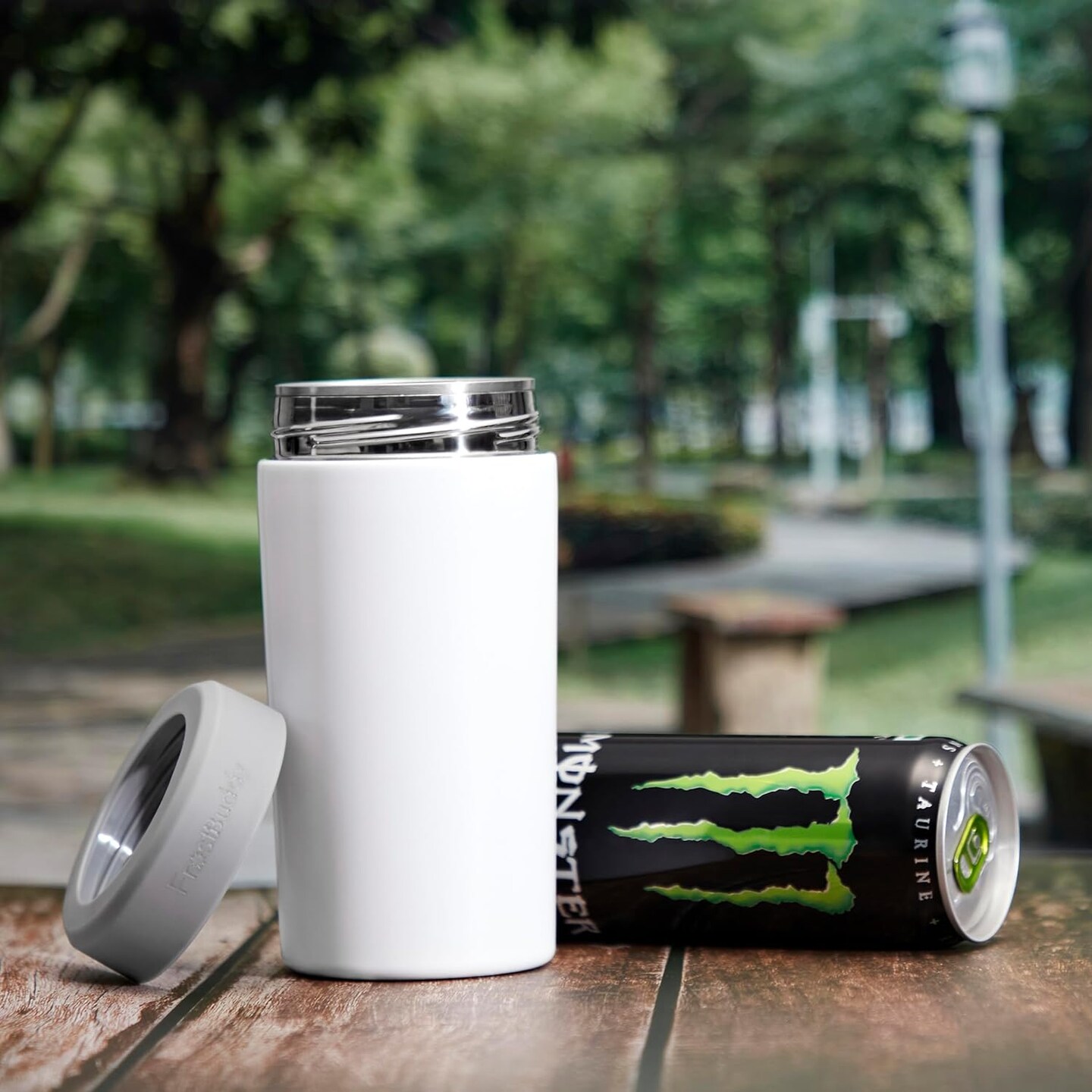 Makerflo Universal Stainless Steel Sublimation Can Cooler by Frost Buddy - Fits 12 oz Cans, Slim Cans, Bottles And 16 oz Cans &#x26; Bottles - Single Pack