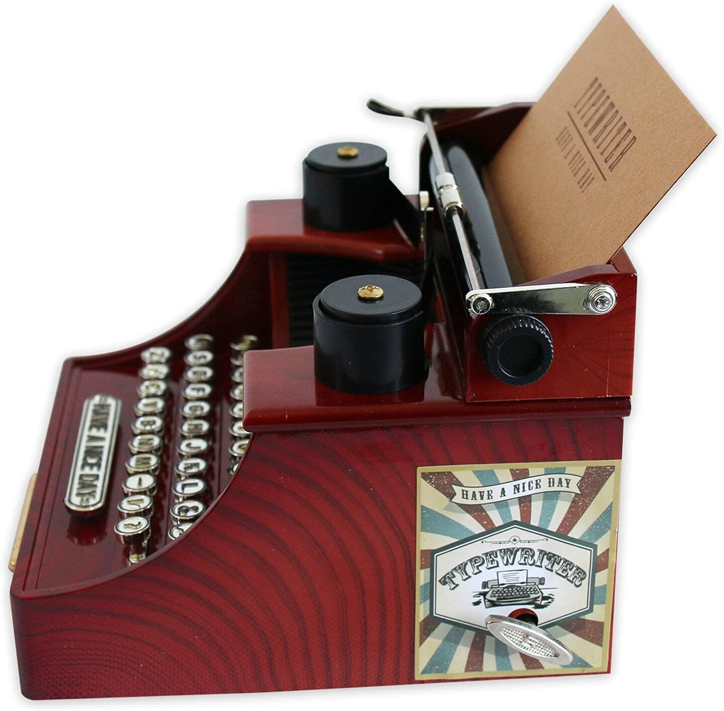 Vintage Typewriter Music Box