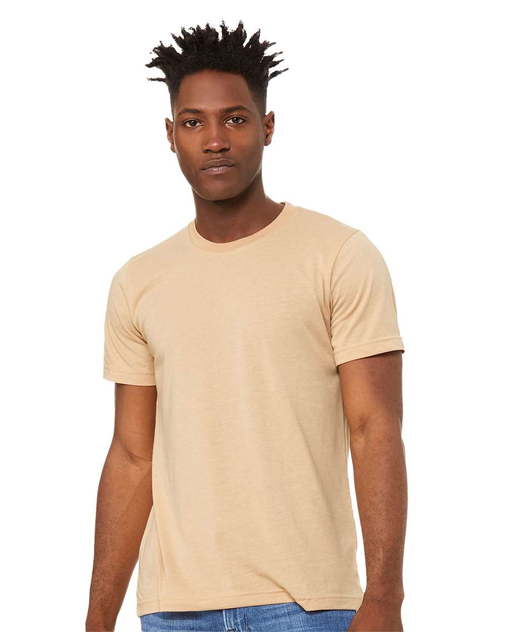 6 Pack : CVC Jersey Tee 52/48 Ring-Spun Cotton/Polyester