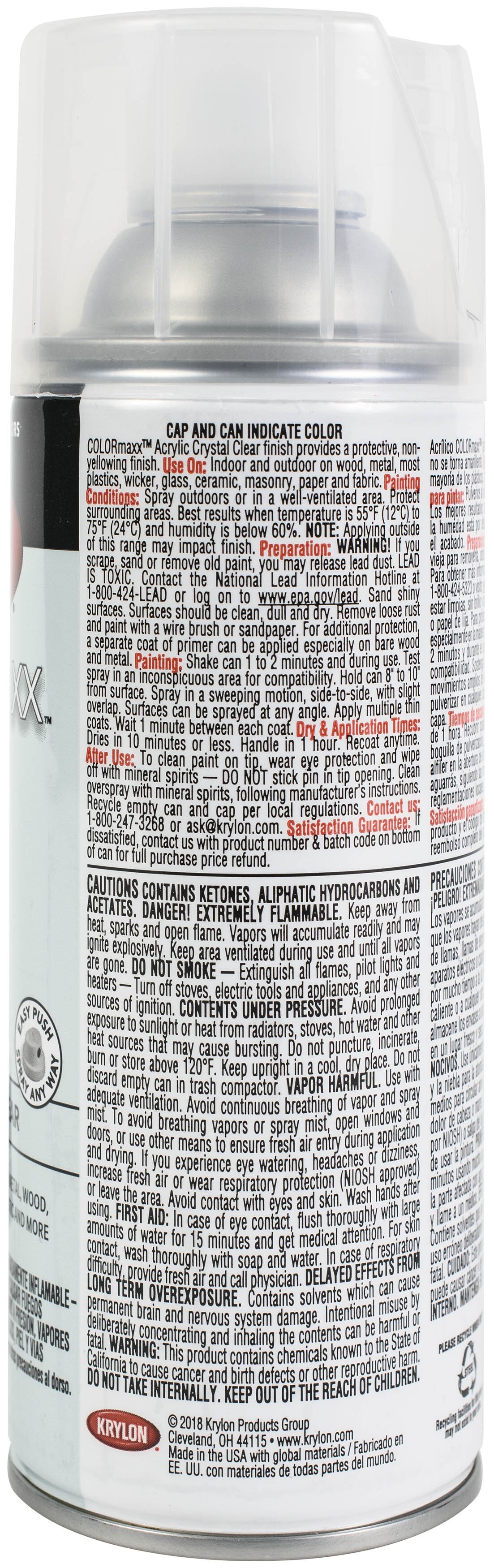 Krylon(R) COLORmaxx Interior/Exterior Aerosol Spray 11oz-Gloss Clear