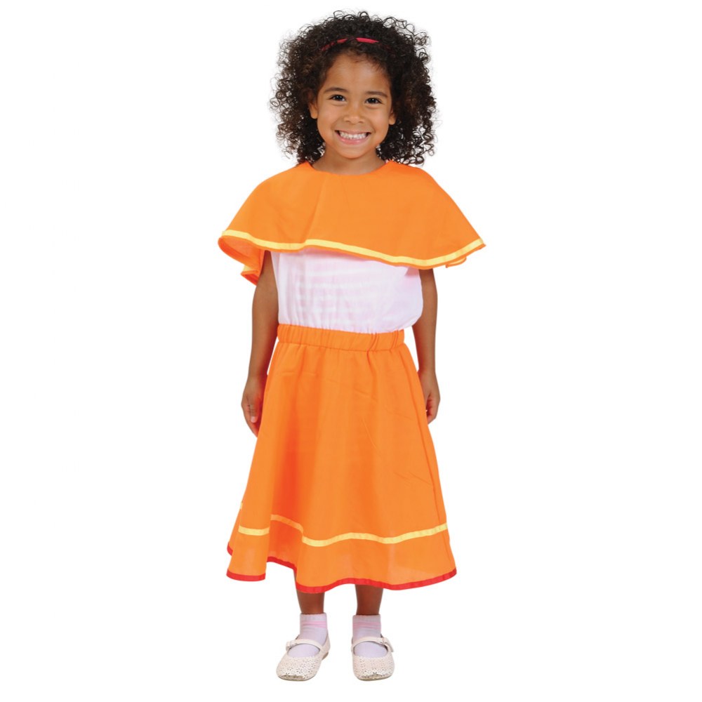 Kaplan Early Learning Company Festive Multiethnic Mexican Huipil Girl Garment