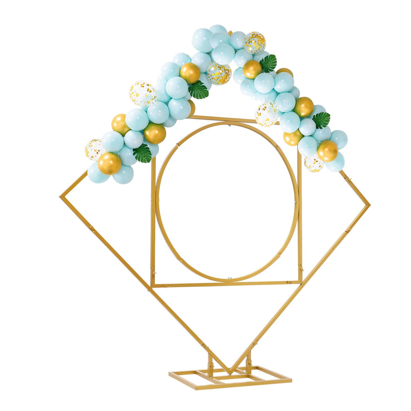 Kitcheniva V-shape Balloon Arch Backdrop Rack Flower Display