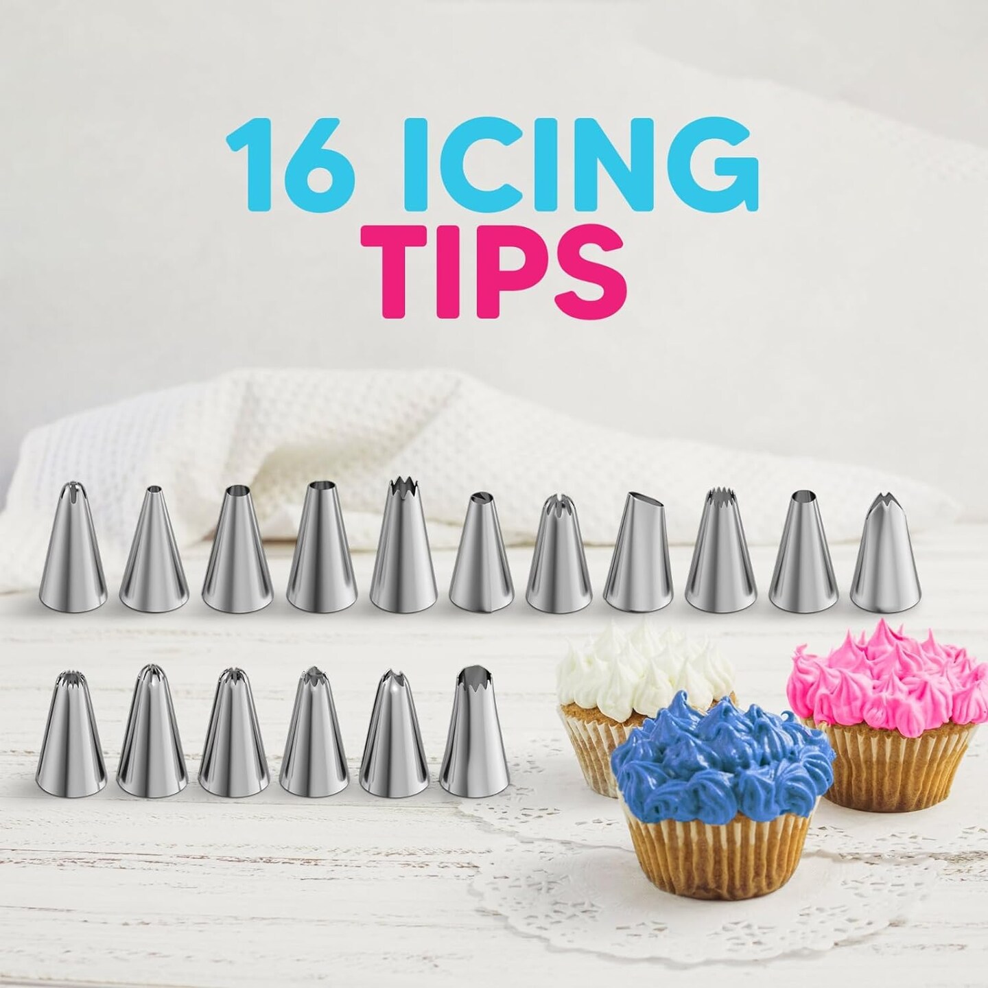 Essential Set of Piping Bags and Tips for Creative Decorating