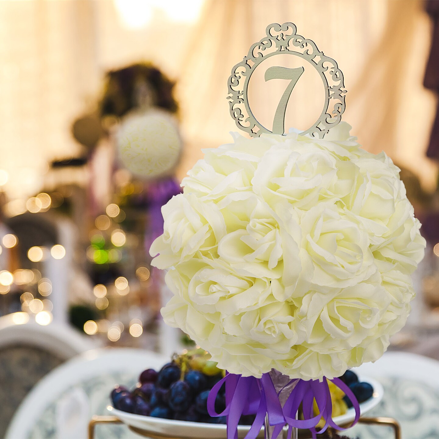 50-Pack: Cream White Silk Rose Picks with 8" Stems and 3" Blooms for DIY Floral Arrangements – Floral Home by Artificial Flowers