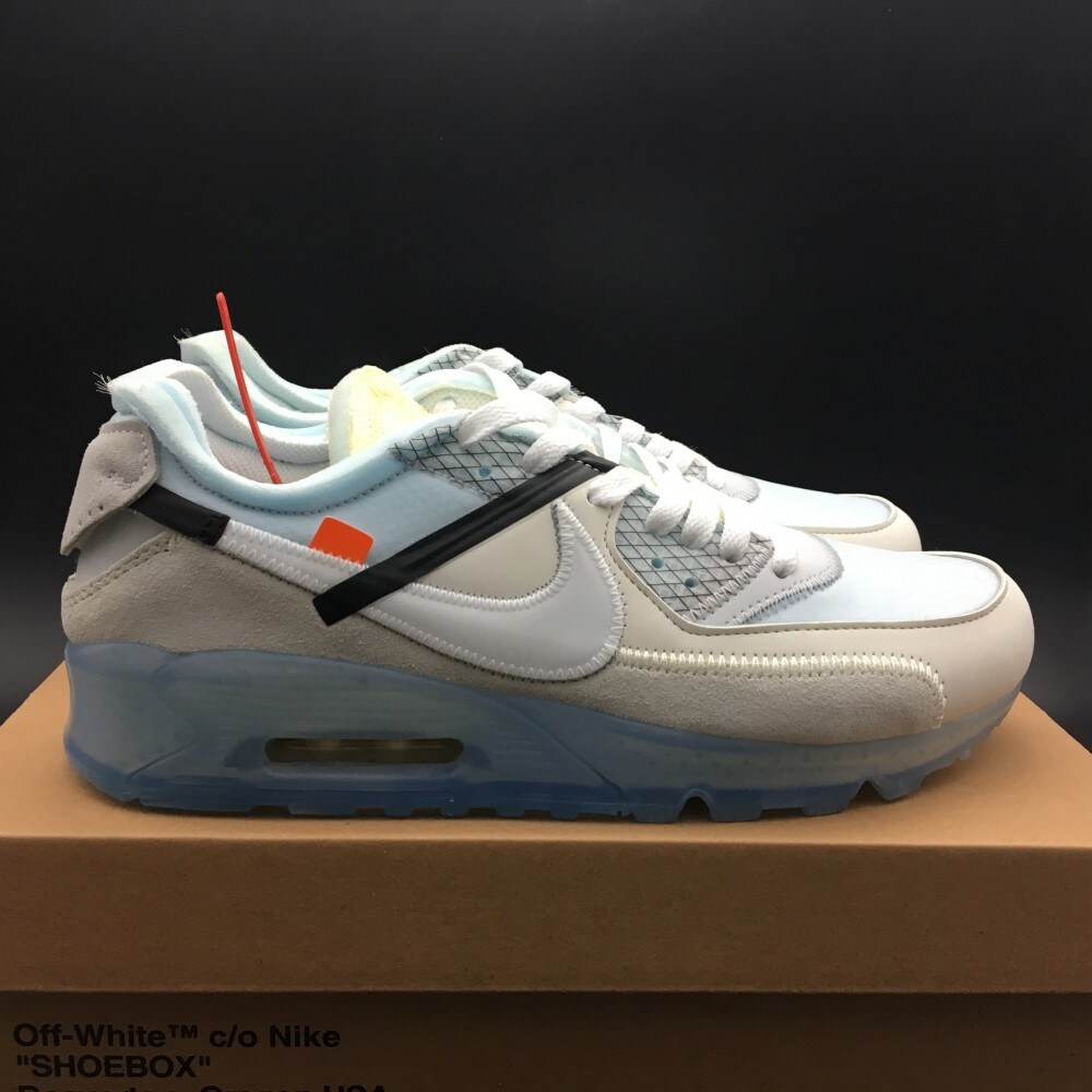 Off White x Air Max 90 The Ten Ice Sneakers For Men And Women Gift For Him Gift For Her MakerPlace by Michaels