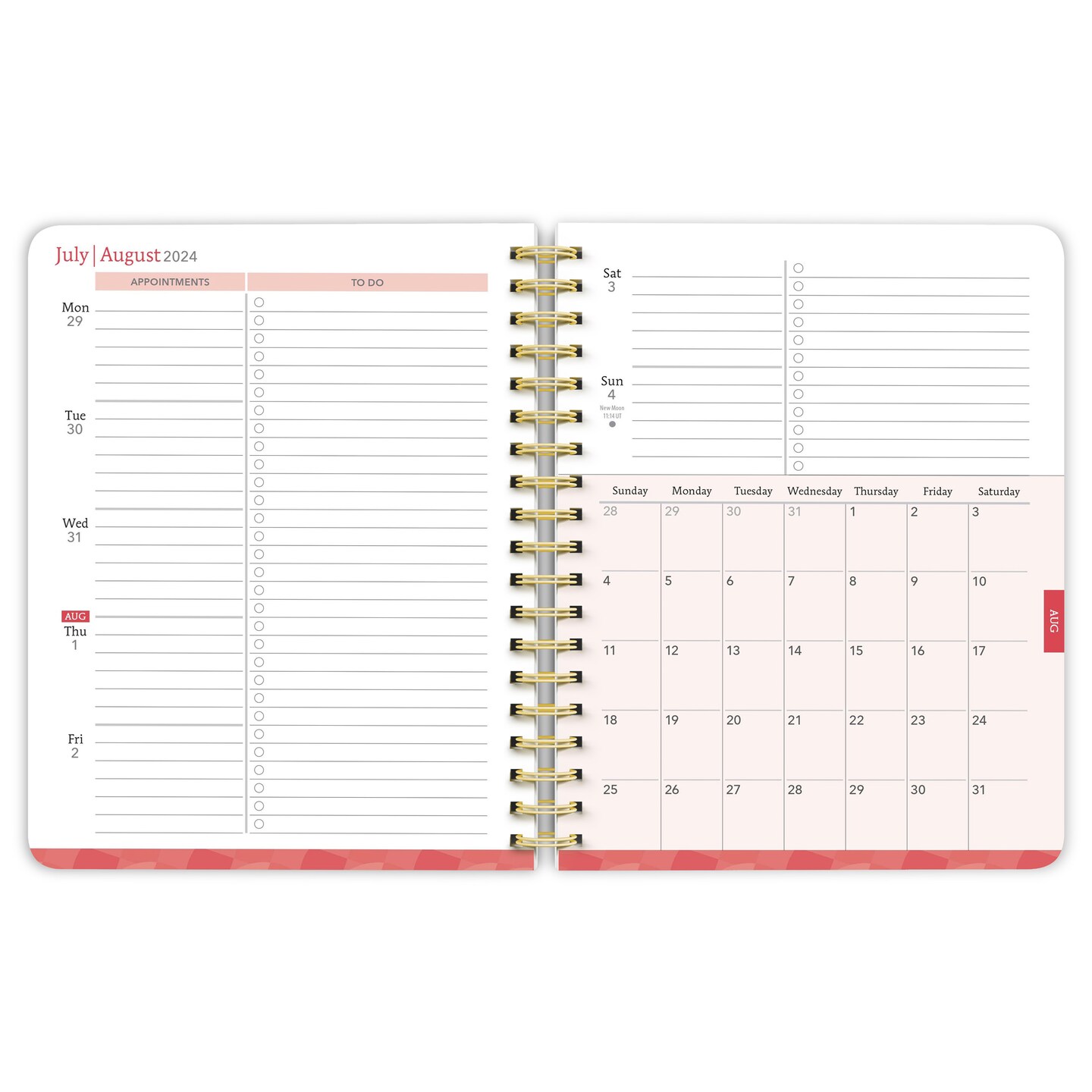 Bonnie Marcus OFFICIAL | 2025 6 x 7.75 Inch 18 Months Weekly Desk Planner | Foil Stamped Cover | July 2024 - December 2025 | Plato | Fashion Designer Stationery