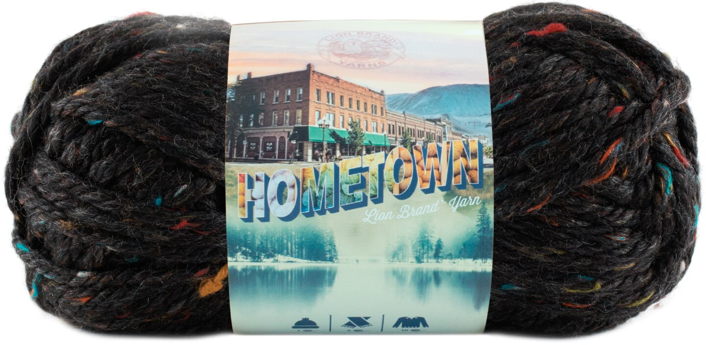 Lion Brand Hometown Yarn-Cambridge Tweed
