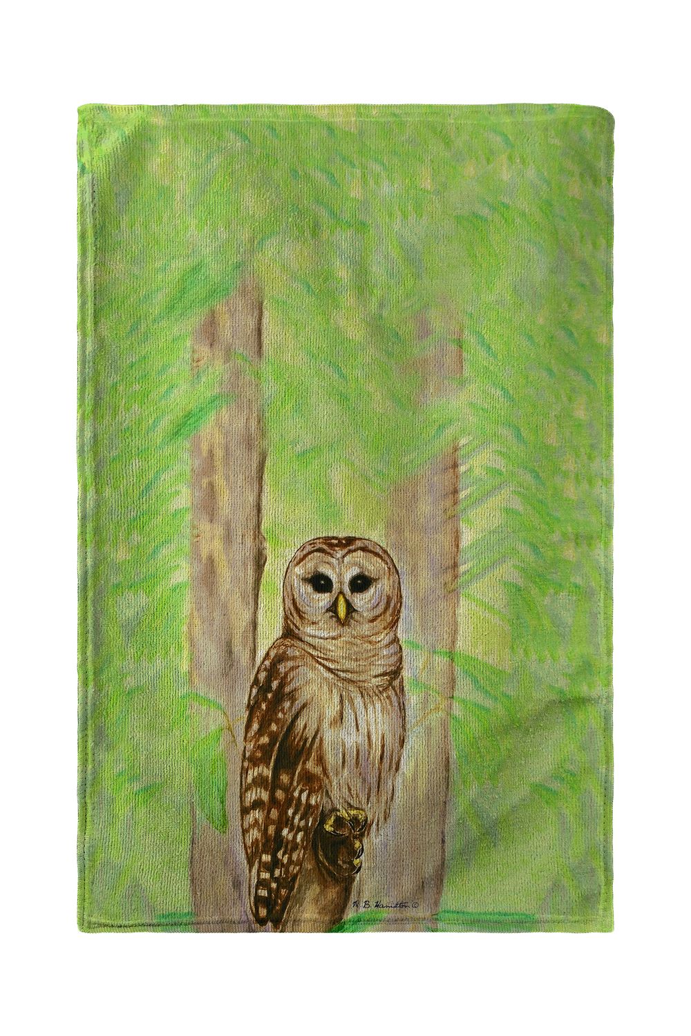 Betsy Drake Owl Beach Towel