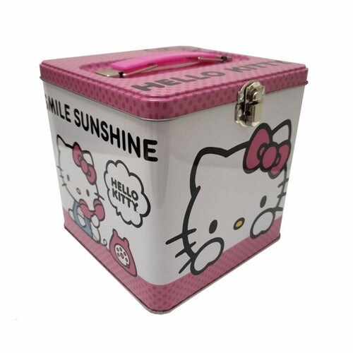 Tin Box Company Hello Kitty Stacking Cube Carry All Tin with Handle LUNCH BOX
