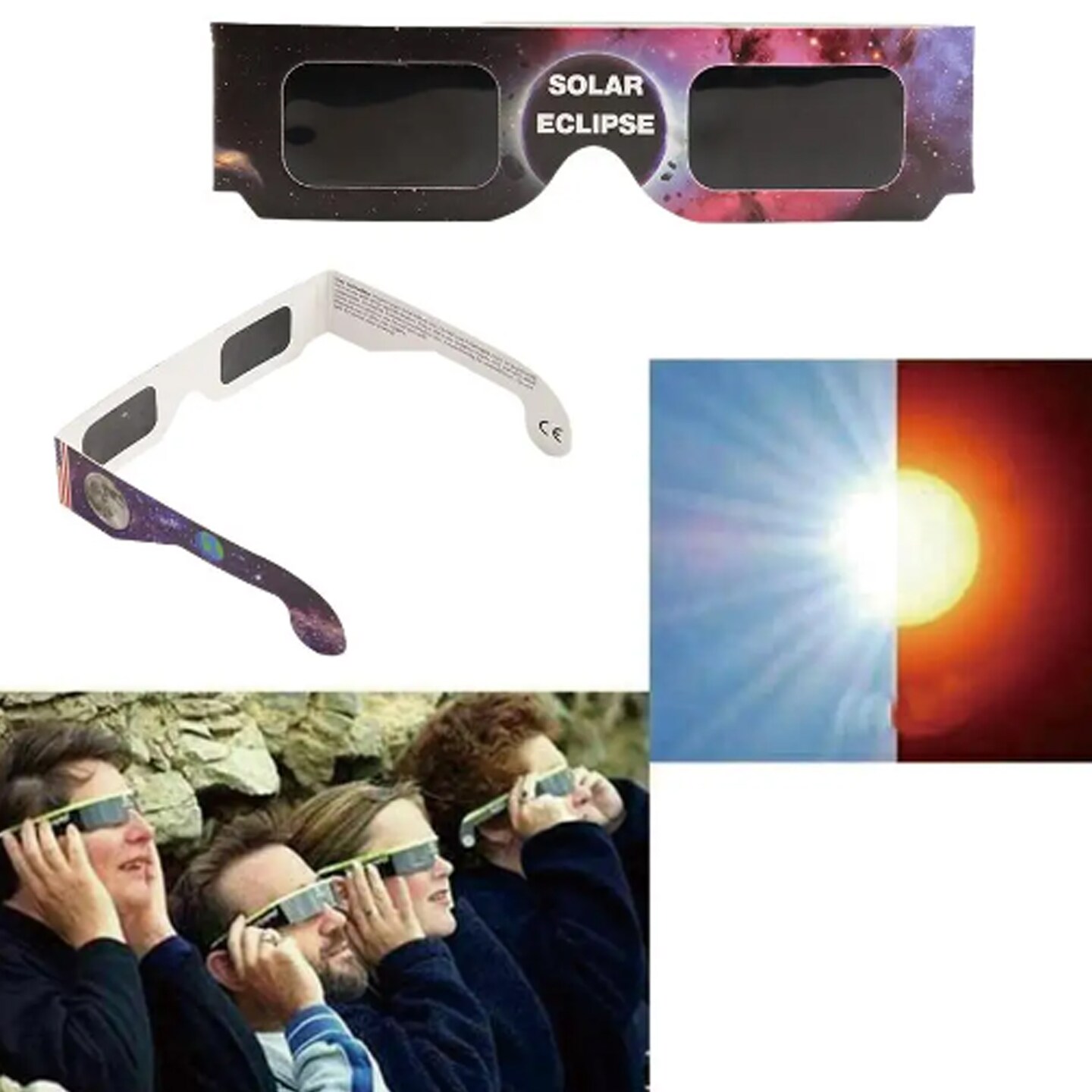 Solar Eclipse Glasses | Protect Eyes Anti-UV Viewing | Observation Glasses | MINA&#xAE;
