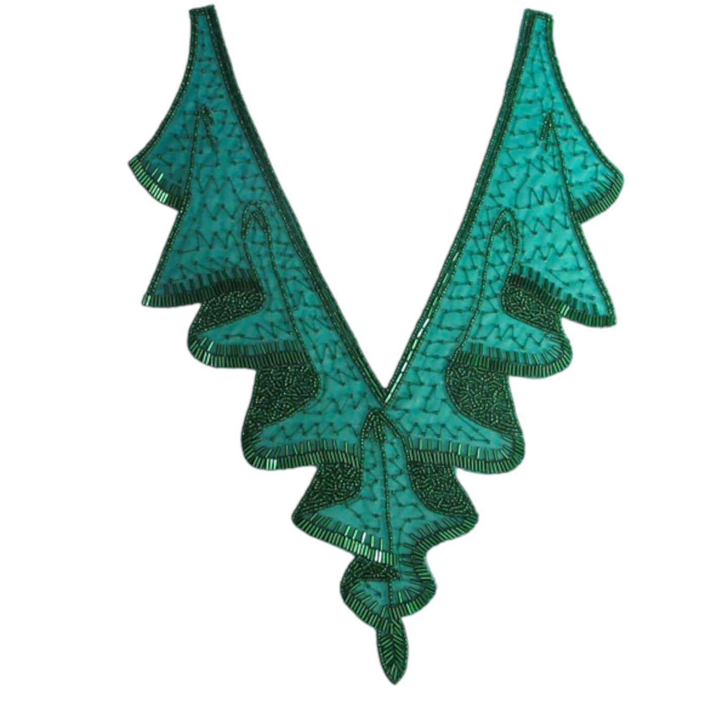 Designer Drape Collar Applique 15 1/2&#x22; x 11&#x22;