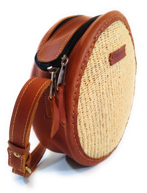 Shoulder Bags Straw Handbags Round Peace Handmade Sisal Straw