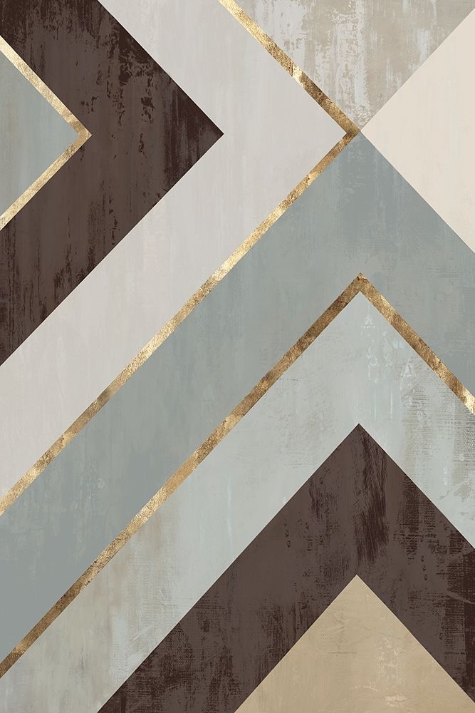 Golden Lines II Poster Print by PI Studio PI Studio  # PG673A