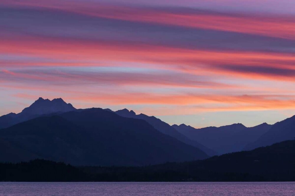 WA, Seabeck Olympic Mountains and Hood Canal by Don Paulson - Item ...