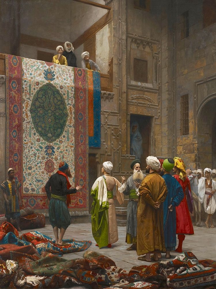 The Carpet Merchant by Jean-Leon Gerome - Item # VARPDX3AA5733