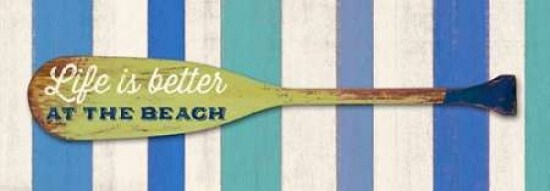 Life Is BetterAt The Beach Poster Print by Sam Appleman - Item # VARPDX911APP1129