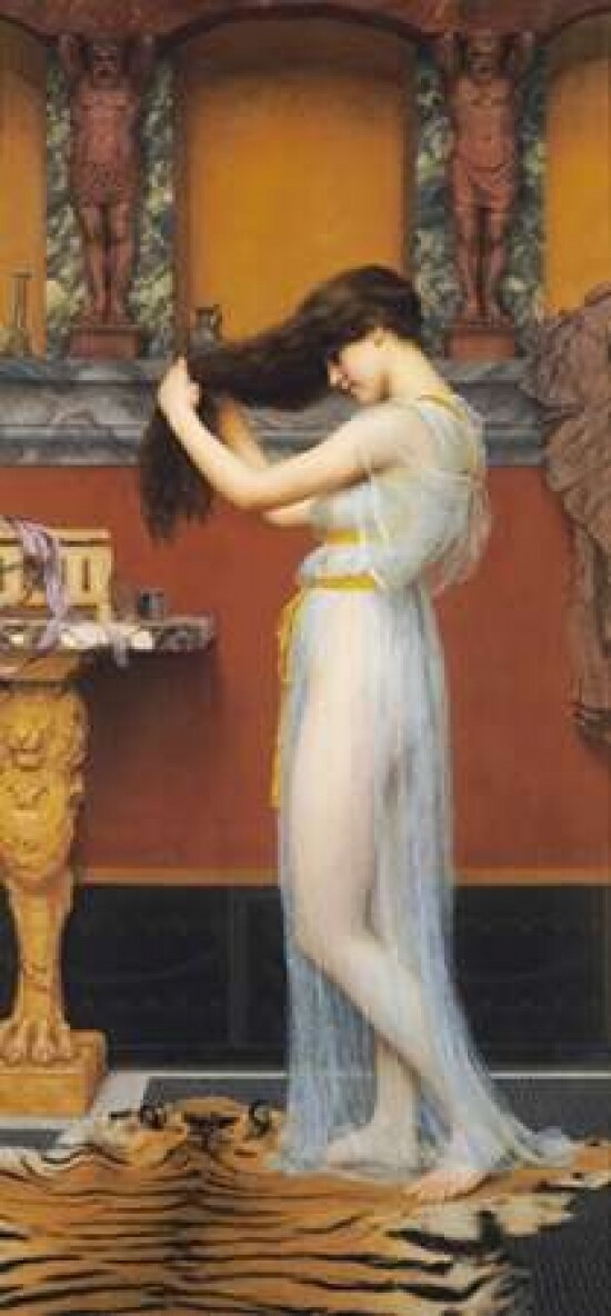 The Toilet Poster Print by John William Godward - Item # VARPDX264929