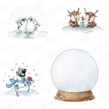 Stamping Bella Cling Stamps-Design A Globe