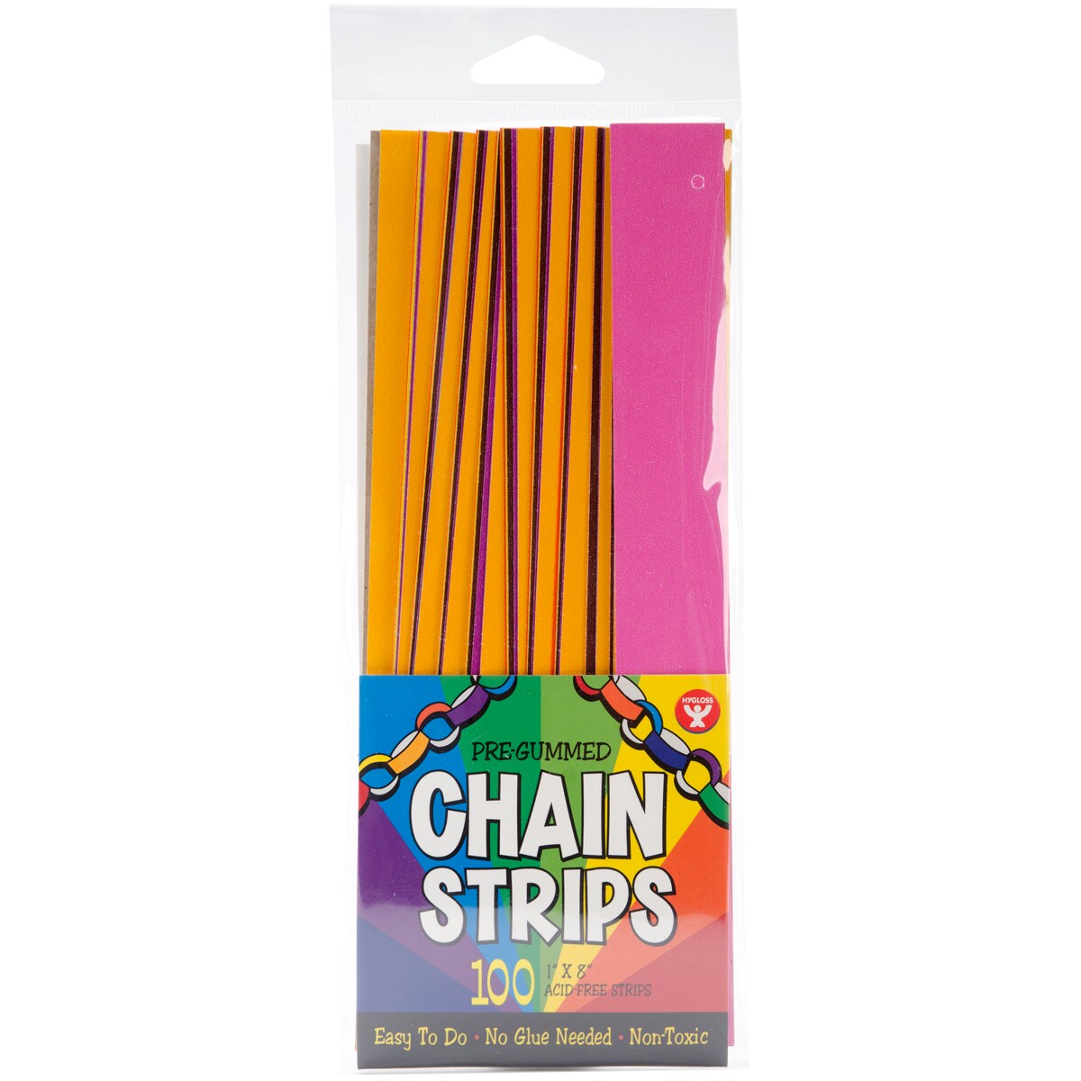 Stick-A-Licks 100/Pkg-Chain Strips 1&#x22;X8&#x22;