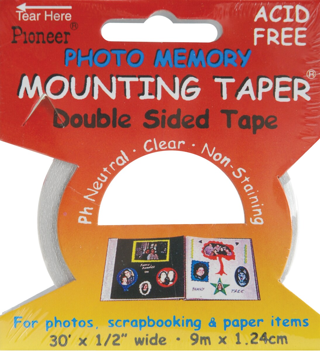 Photo Memory Double-Sided Mounting Tape-.5&#x22;X30&#x27;
