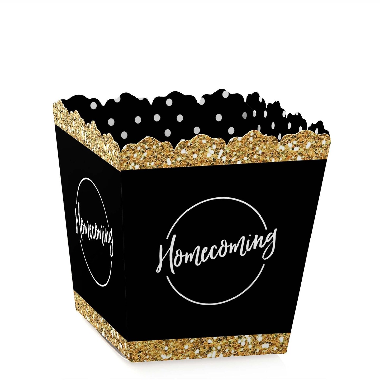 Big Dot of Happiness Hoco Dance - Party Mini Favor Boxes - Party Treat Candy Boxes - Set of 12
