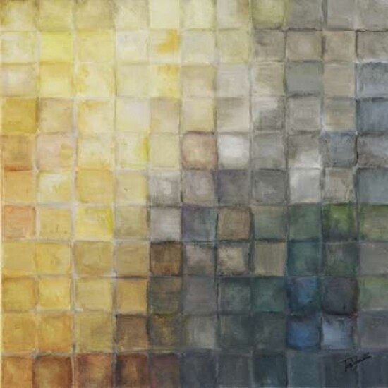 Yellow Gray Mosaics II Poster Print by  Tre Sorelle Studios - Item # VARPDXRB7785TS