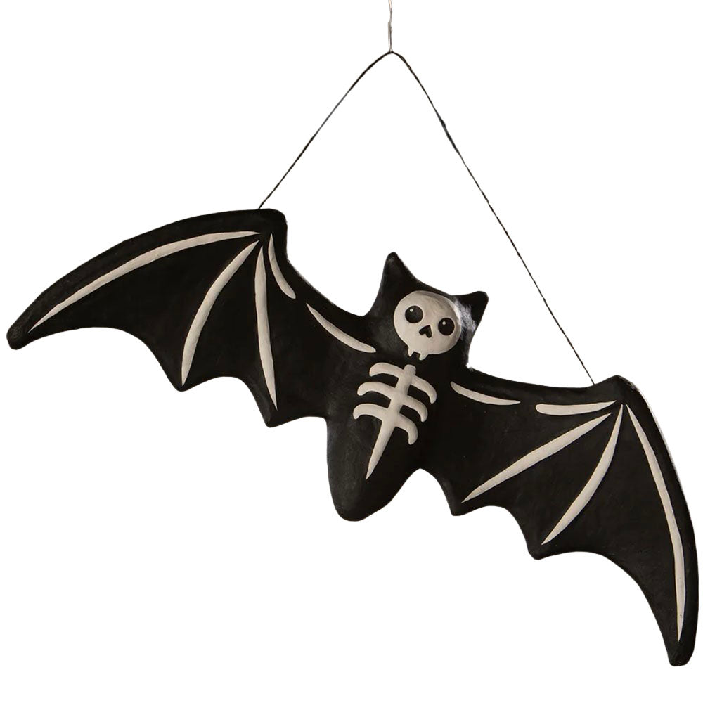 Bethany Lowe Designs Large Skeleton Bat Paper Mache Ornament 14" Michaels