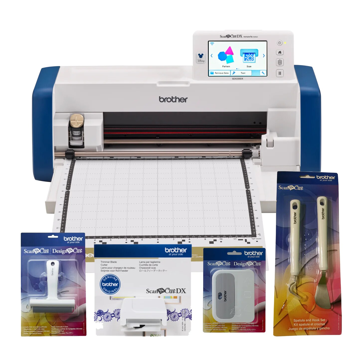 Brother ScanNCut DX SDX230DX Limited Edition Disney Craft Cutting Machine With Bonus Bundle