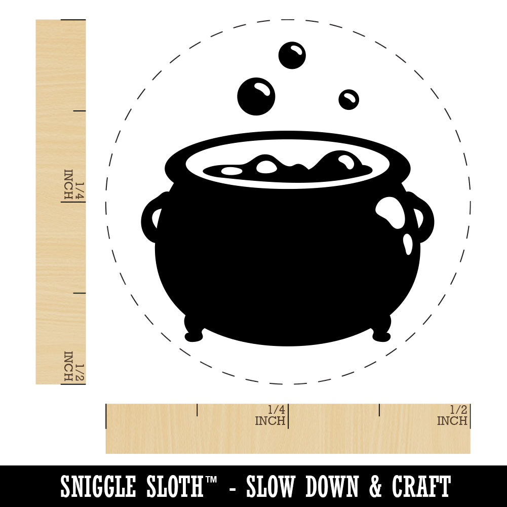 Witchs Bubbling Cauldron Pot Halloween Rubber Stamp For Stamping Crafting Planners Michaels 