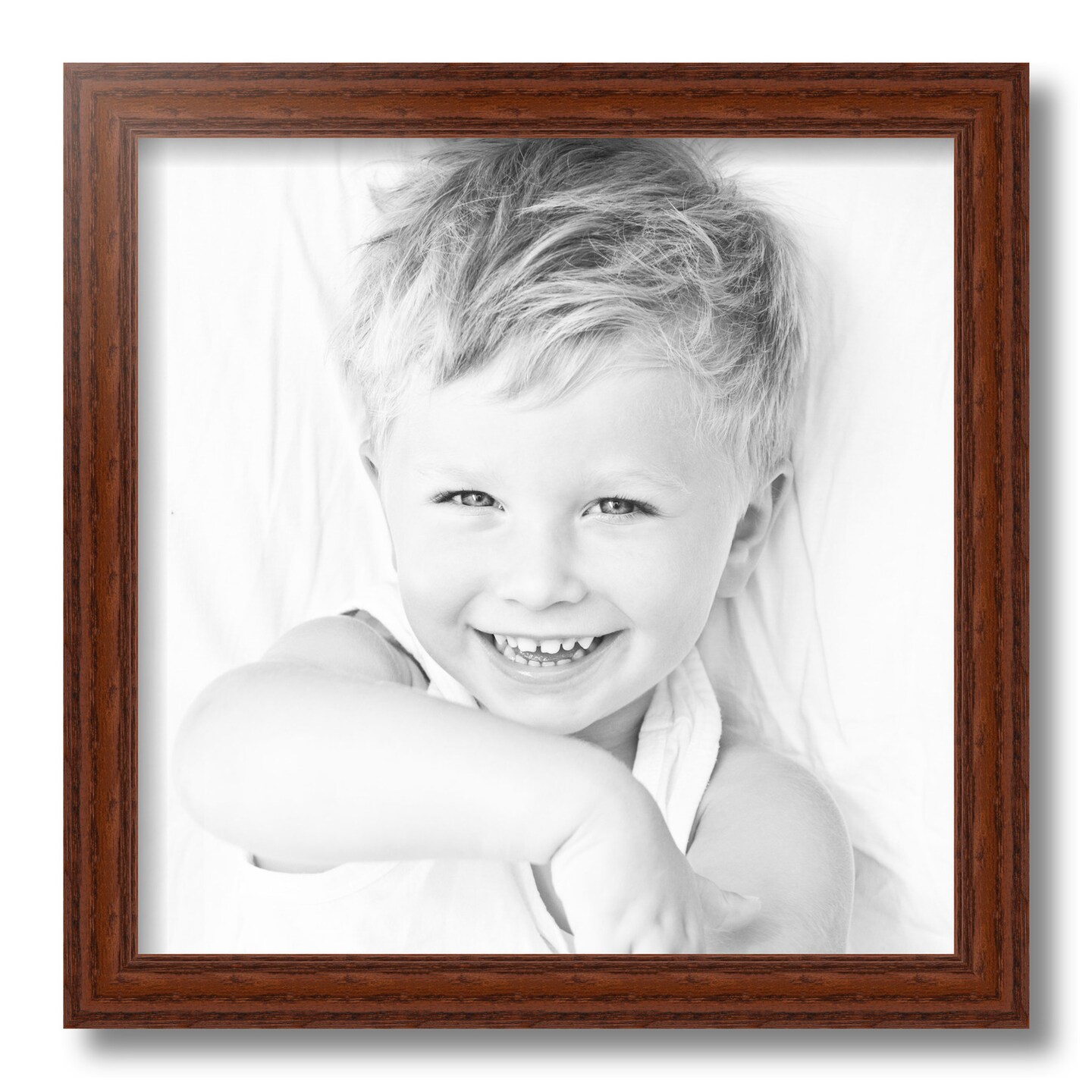 ArtToFrames 14x14 Inch Picture Frame, This 1.25 Inch Custom Wood Poster Frame is Available in Multiple Colors, Great for Your Art or Photos - Comes with Regular Glass and Foam Backing 3/16 inch (V-59504-14x14)