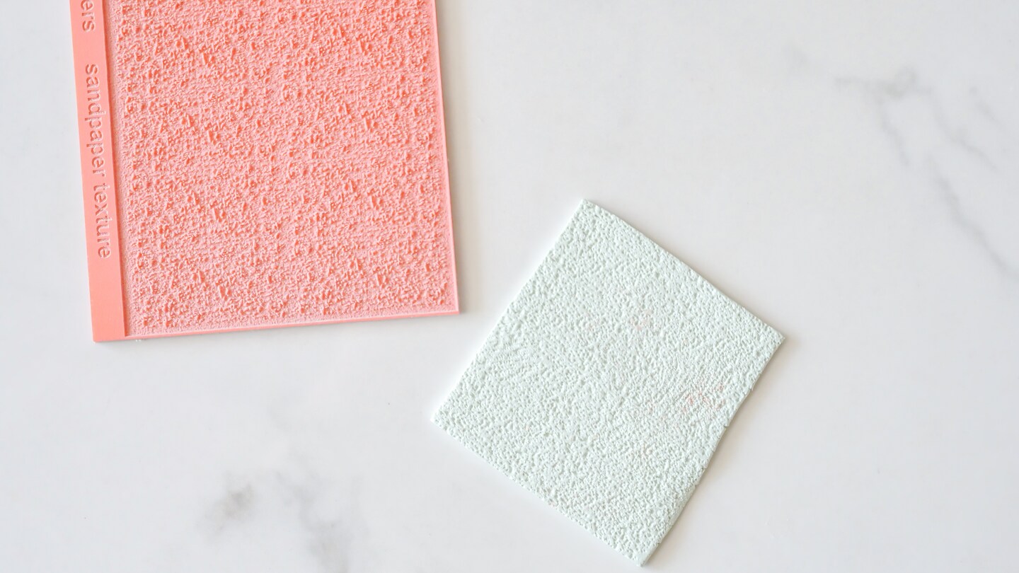 Sandpaper Texture Polymer Clay Cutter Mat