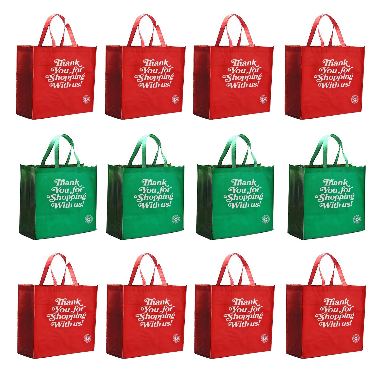 Non Woven Tote Bag Durable Eco Friendly Daily Shopping Grocery Use
