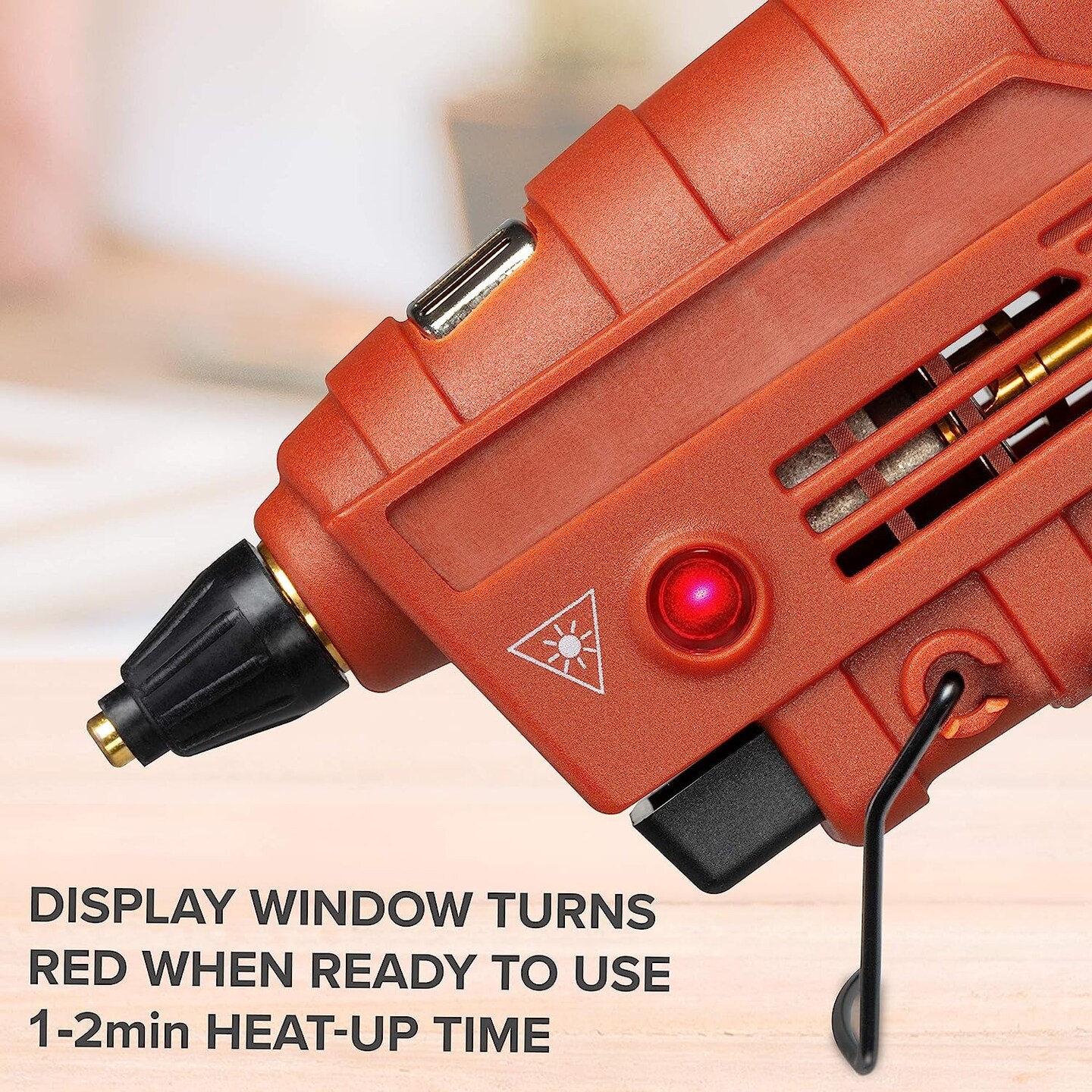Ivation Cordless Butane Powered Hot Glue Gun, Fast Heat-Up Small Glue Gun