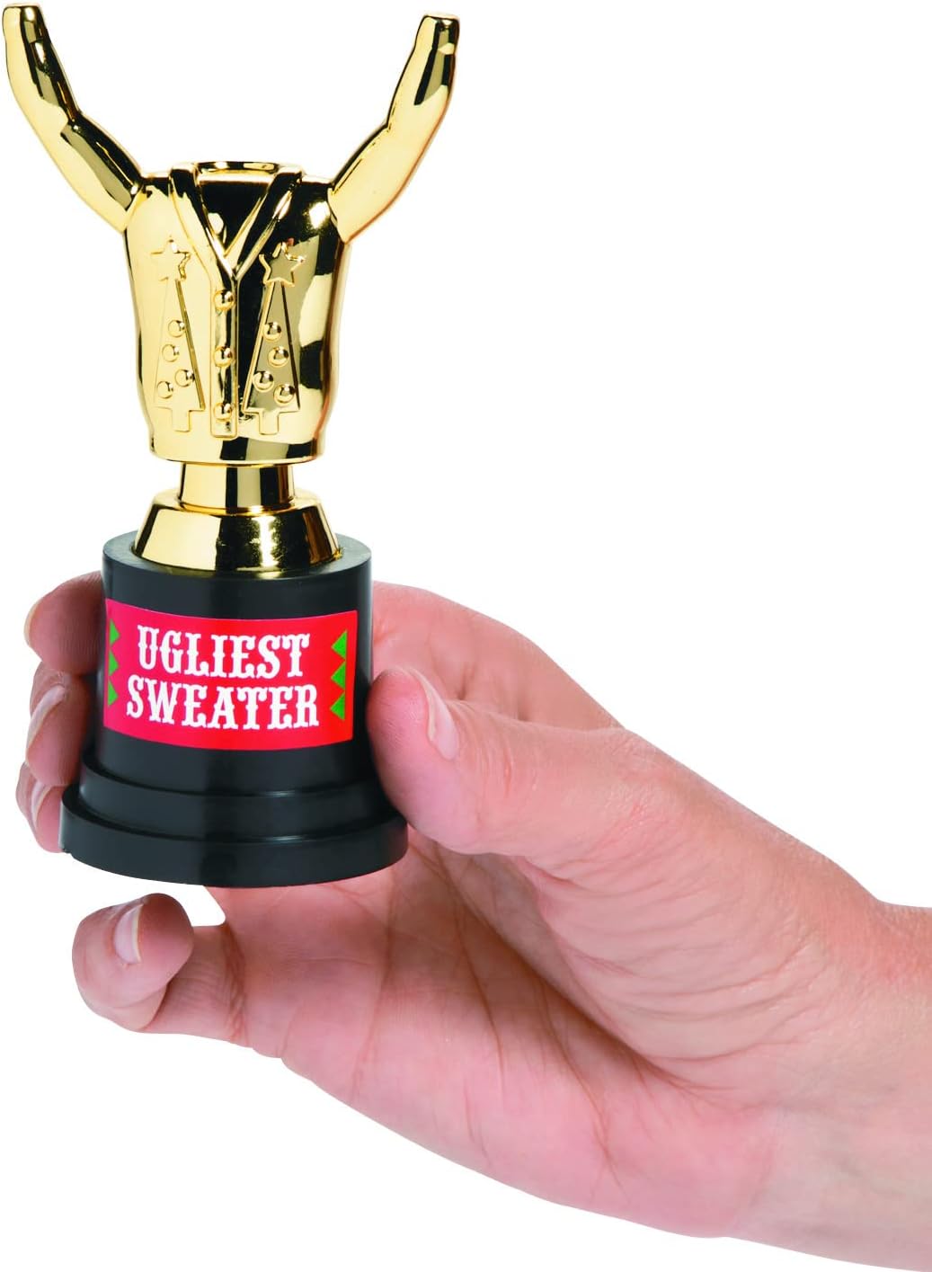 Ugly sweater shop trophy
