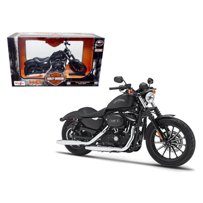 2014 Harley Davidson Sportster Iron 883 1/12 Diecast Motorcycle Model by Maisto