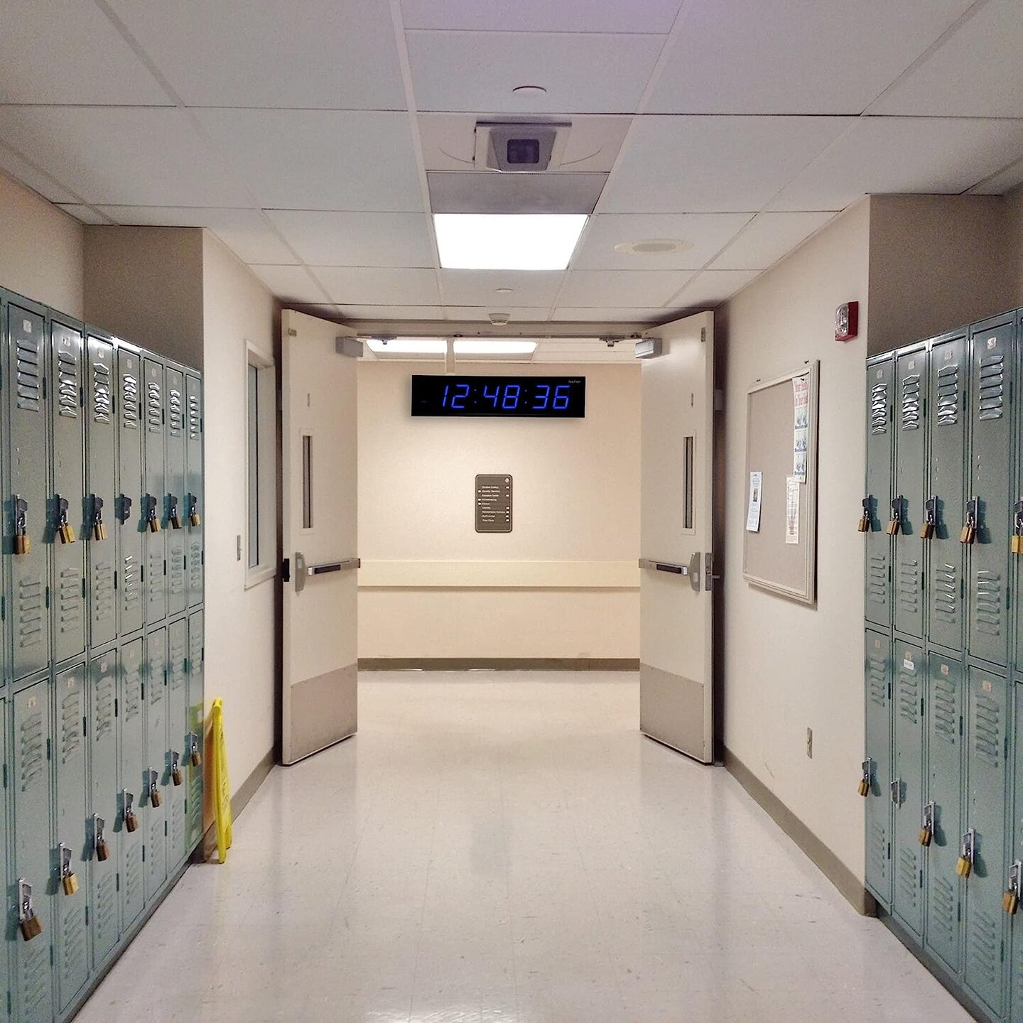 Ivation Huge 48" inch Digital LED Clock with Stopwatch, Alarms, Timer & Temp