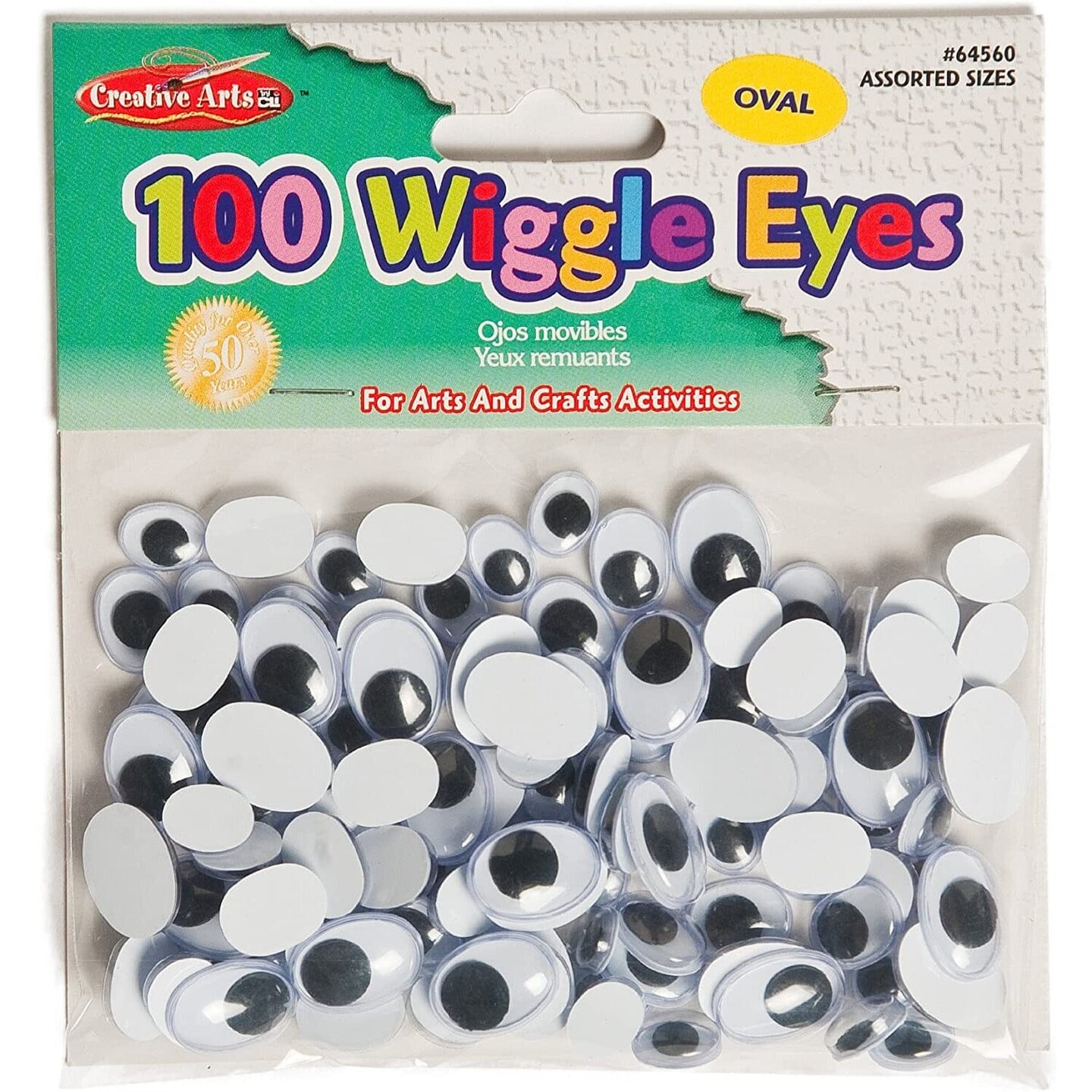 Wiggle Eyes (Oval)