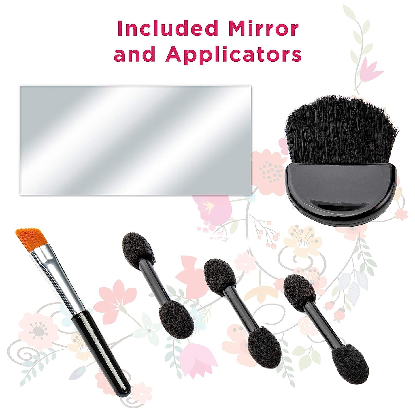 Vokai 74 Piece Makeup Kit, Eye Shadow, Glitters, Lip &#x26; Eye Liner Pencils, Lipstick, Blush, Concealer, Lip Gloss, Bronzer