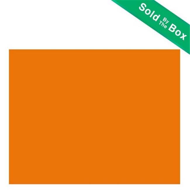 Bazic - 25 Fluorescent Orange 22 in. x 28 in. Poster Board- Pack of 25