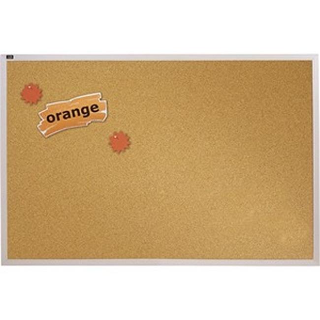Quartet  4 x 6 in. Cork Aluminum Frame Board