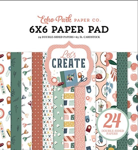 Echo Park Let&#x27;s Create 6x6 Paper Pad